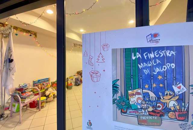 Torna “La finestra di Jacopo” a Certaldo, la catena di solidarietà per i bambini più bisognosi